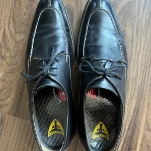 Michael Toschi Berta Split Toe Shoes Black/ Blue Sole