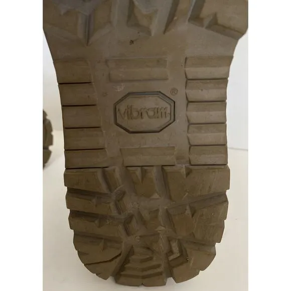 Mil-Spec Hot Weather Coyote Sz 12R McRae Boot W/Vibram Sierra Outsole-READ