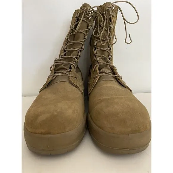 Mil-Spec Hot Weather Coyote Sz 12R McRae Boot W/Vibram Sierra Outsole-READ