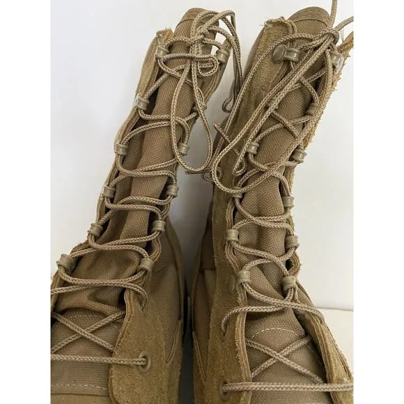 Mil-Spec Hot Weather Coyote Sz 12R McRae Boot W/Vibram Sierra Outsole-READ