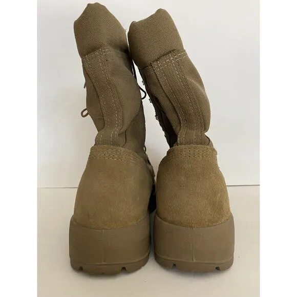 Mil-Spec Hot Weather Coyote Sz 12R McRae Boot W/Vibram Sierra Outsole-READ