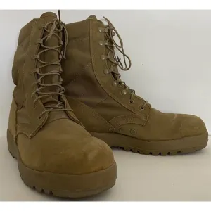 Mil-Spec Hot Weather Coyote Sz 12R McRae Boot W/Vibram Sierra Outsole-READ