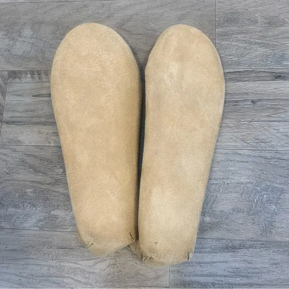 Minnetonka Thunderbird Suede Beaded Tassel Moccasin Slip On Shoes Loafers