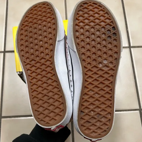 Minnie Mouse Bow Slip On Vans Shoes