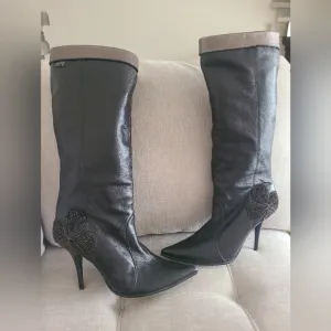 Miss Sixty Elegant Black Boots Women's Sz.38