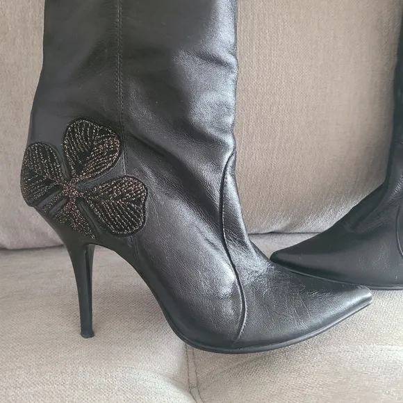 Miss Sixty Elegant Black Boots Women's Sz.38