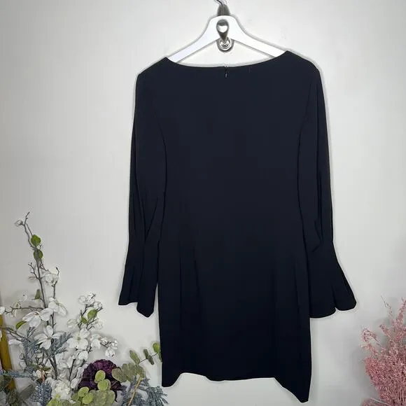 MM LAFLEUR The Regina Dress Heavy Crepe Black {X42}