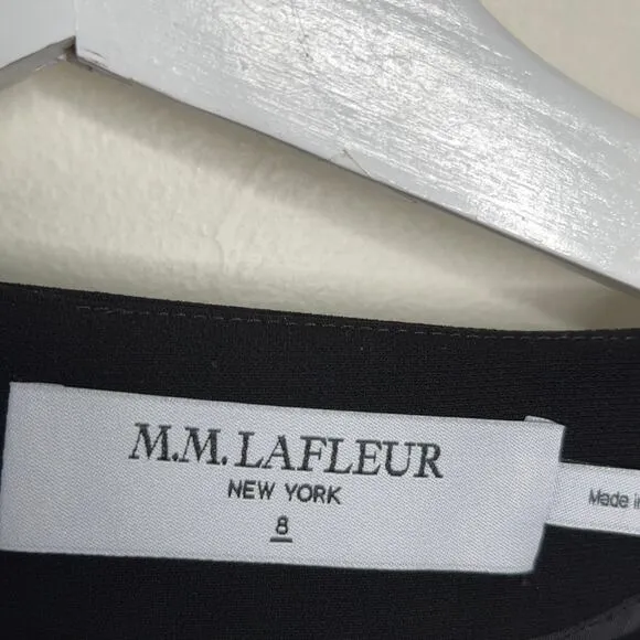 MM LAFLEUR The Regina Dress Heavy Crepe Black {X42}