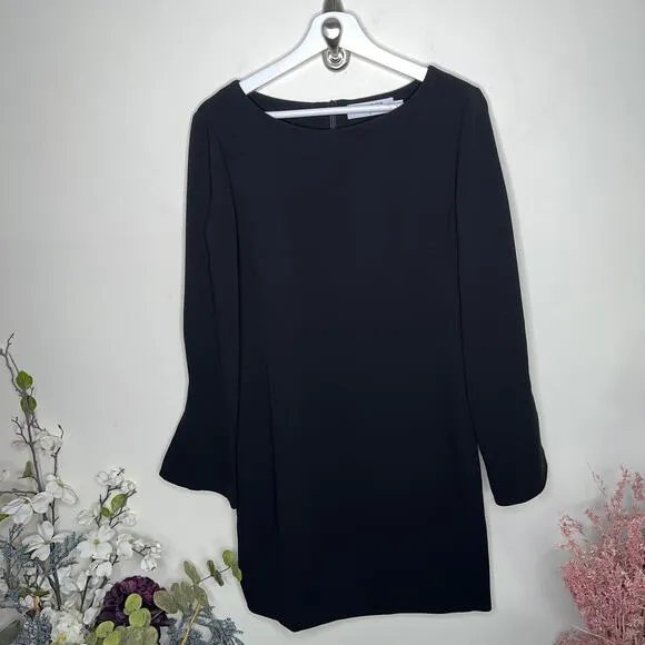 MM LAFLEUR The Regina Dress Heavy Crepe Black {X42}