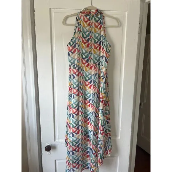 Molly Bracken Dress White Parasol High Low Asymmetrical Size Small Women's NWT‎