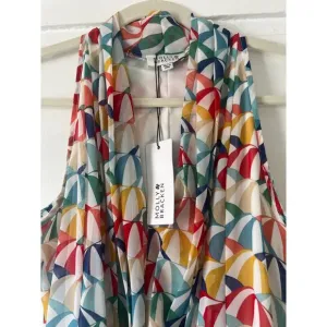 Molly Bracken Dress White Parasol High Low Asymmetrical Size Small Women's NWT‎