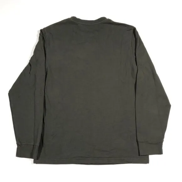 Moncler Long Sleeve Thermal Shirt Tee Olive Green Size Small S Designer B28