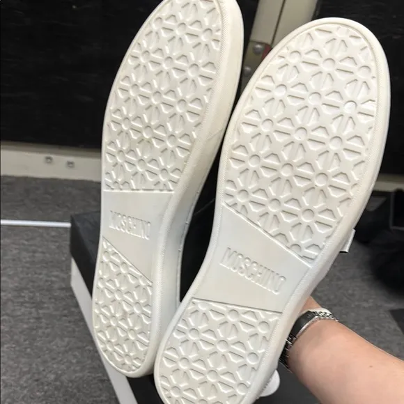 Moschino Black Slip-On Men's Shoes
