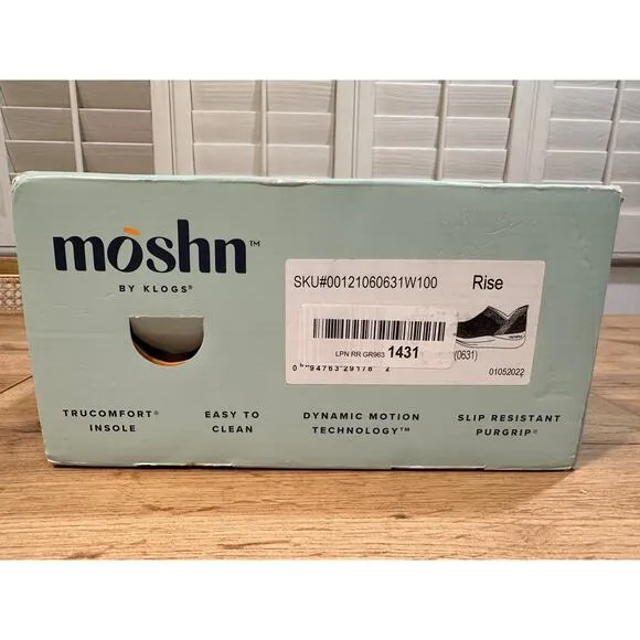 Moshn by Klogs Rise Women's Casual Shoes Size 10 Wide NIB Comfy Slip Resistant