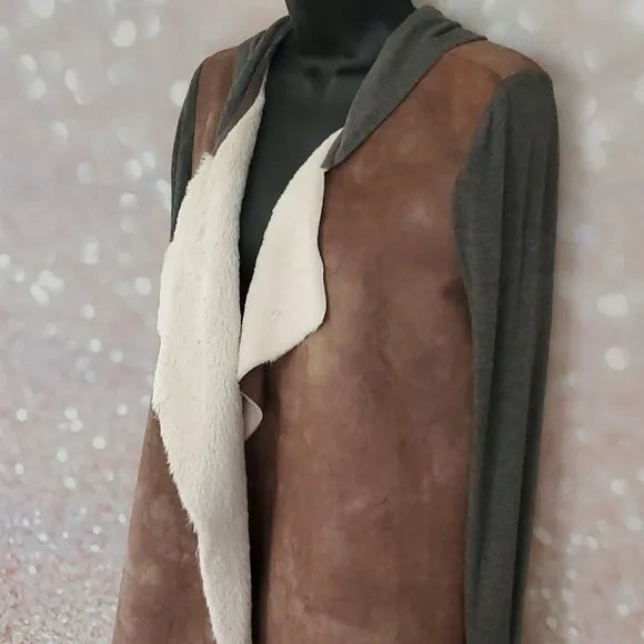 Naked Zebra Faux Suede Coat
