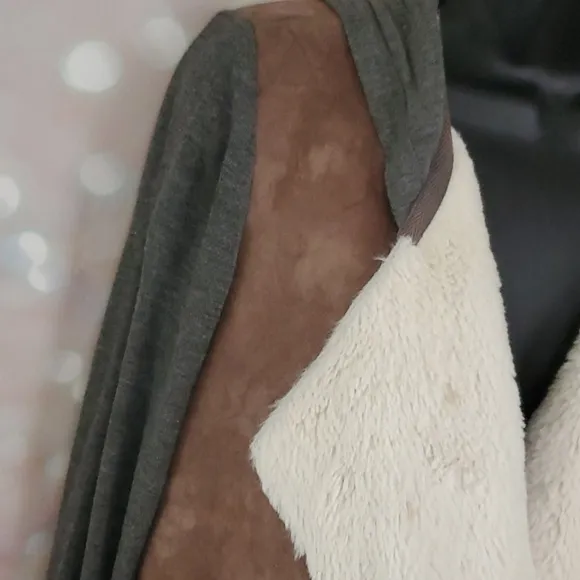Naked Zebra Faux Suede Coat