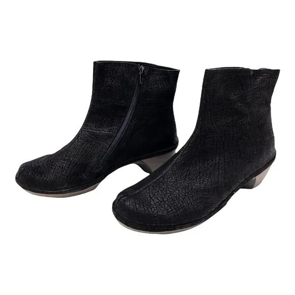 NAOT Almeria Leather Orthopedic Comfort Ankle Boots 42 US 11 11.5 Women's