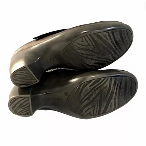 NAOT Precious Metallic Leather Laser Cut Slip On Comfort Shoes Brown