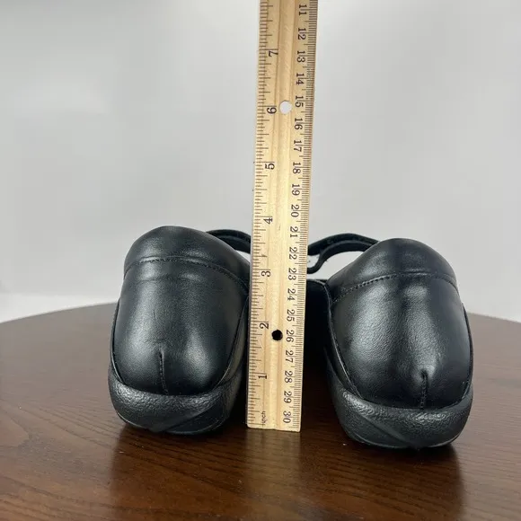 Naot Taramoa Shoes Women's 8 Black Leather Mary Jane Comfort Slip On Flat