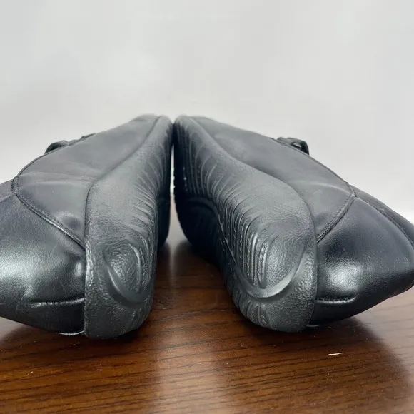 Naot Taramoa Shoes Women's 8 Black Leather Mary Jane Comfort Slip On Flat