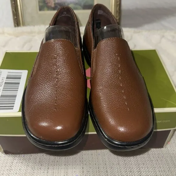 Naturalizer 7M Music Slip On Brown Leather Shoes