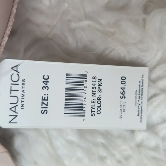 Nautica 3-Pack Smooth Finish Bras