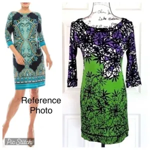 Neiman Marcus by Diane Von Furstenberg Paisley Shift Dress