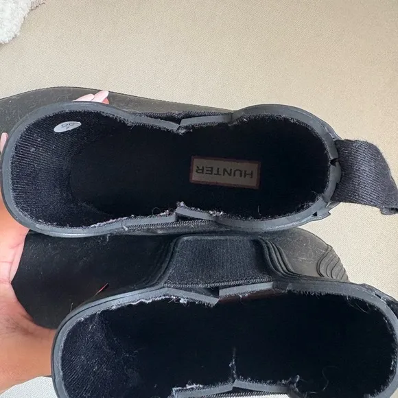 Never worn Hunter Black Rain Boots