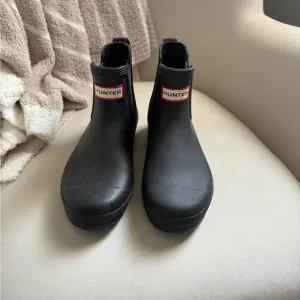 Never worn Hunter Black Rain Boots