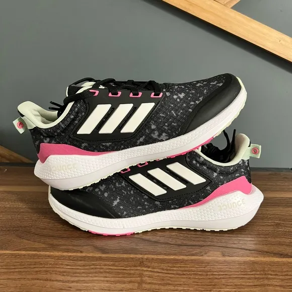 New Adidas Kids EQ 21 2.0 Bounce Sport Lace Shoes Size: 5