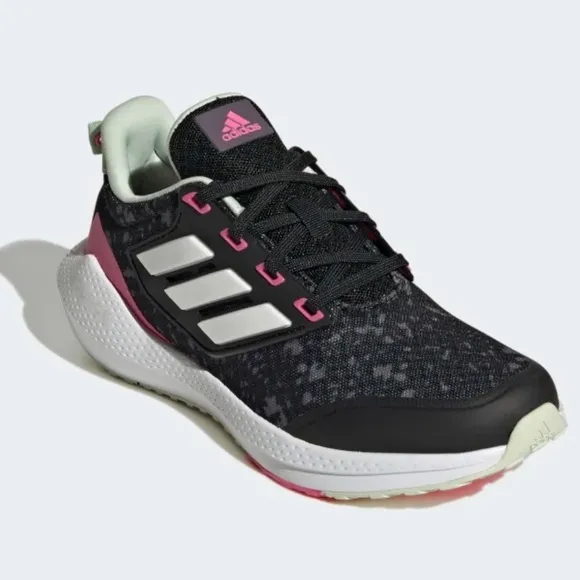 New Adidas Kids EQ 21 2.0 Bounce Sport Lace Shoes Size: 5