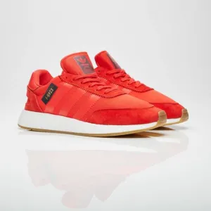 NEW ADIDAS men's i-5923 running shoes in core red/footwear white/gum 3