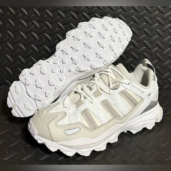 New Adidas Originals Hyperturf Cloud White Silver Shoes Mens Size 10.5