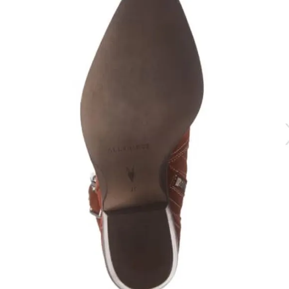 NEW All Saints Harriet Dual Buckle Boot
