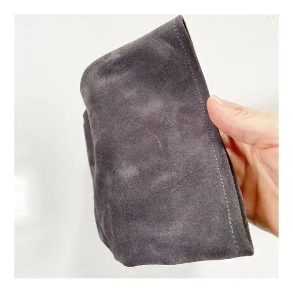 NEW All Saints Orlana Gray Suede Slouch Boots size 38 US 7.5