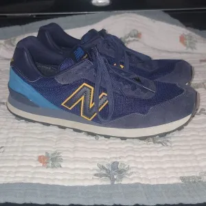New Balance 515 Shoes Mens Blue Yellow Classic Sneakers ML515OTS Size 11