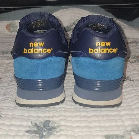 New Balance 515 Shoes Mens Blue Yellow Classic Sneakers ML515OTS Size 11