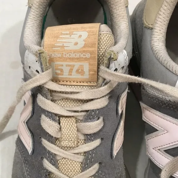 New Balance 574 Classics Surf Gunmetal Suede 6.5