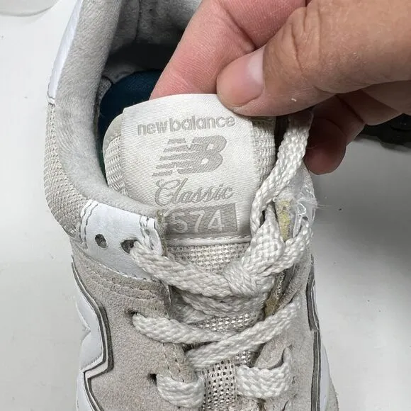New Balance 574 Core Shoes Men's 9.5 Gray Nimbus Cloud Unisex Classic Sneakers