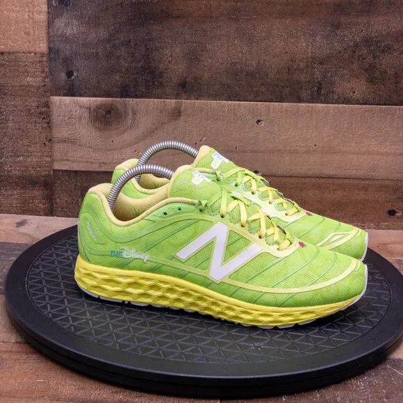 NEW BALANCE 980 2015 RUN DISNEY TINKERBELL WOMENS ATHLETIC SHOES LIME GREEN 9.5B