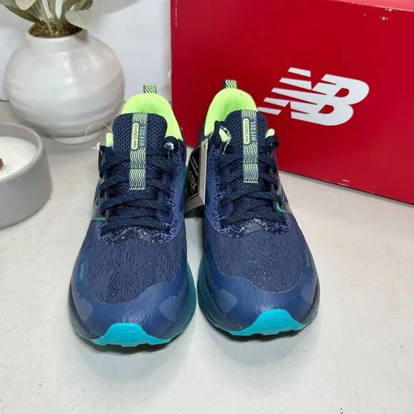 New Balance Dynasoft Nitrel V5 GTX Trail Running Shoes Blue Green Women's 7W NWB