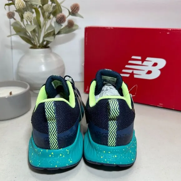 New Balance Dynasoft Nitrel V5 GTX Trail Running Shoes Blue Green Women's 7W NWB