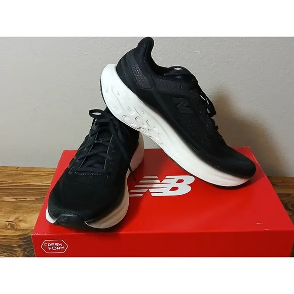New Balance Fresh Foam X Mens Running Shoes Black Size 10.5 Lightweight Support