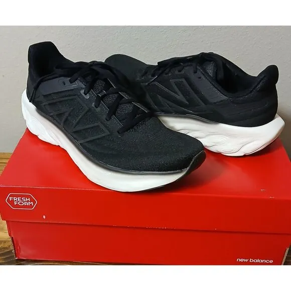 New Balance Fresh Foam X Mens Running Shoes Black Size 10.5 Lightweight Support