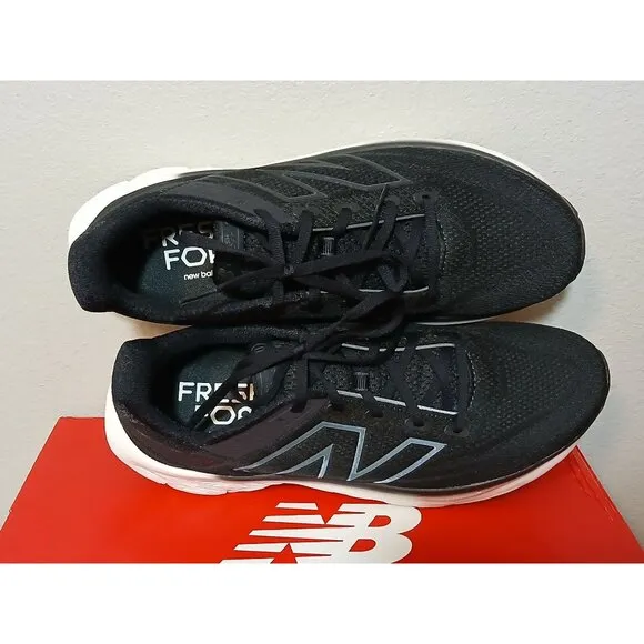 New Balance Fresh Foam X Mens Running Shoes Black Size 10.5 Lightweight Support