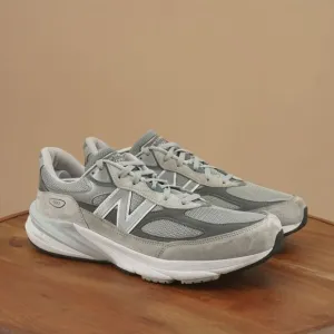 New Balance Mens 990V6 Made in USA Sneakers Shoes Gray Suede Mesh Size 16D