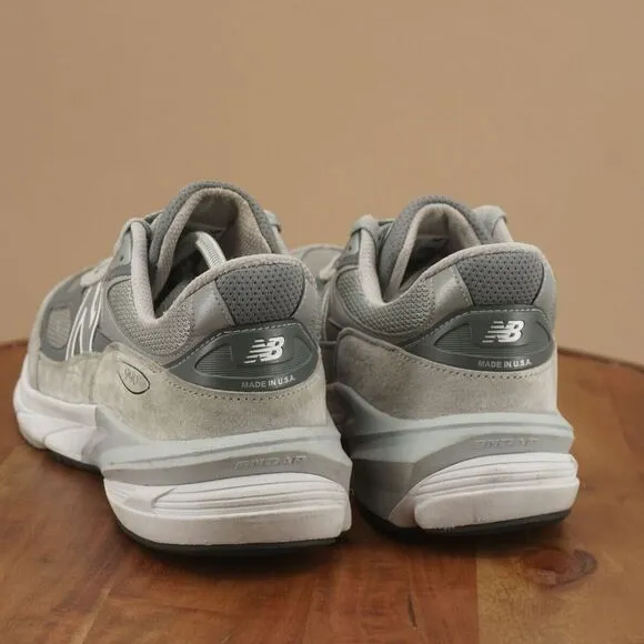 New Balance Mens 990V6 Made in USA Sneakers Shoes Gray Suede Mesh Size 16D