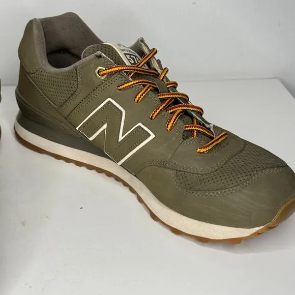 New Balance Shoes Mens Size 10 Army Green 574 Rugged Running Hiking Sneakers