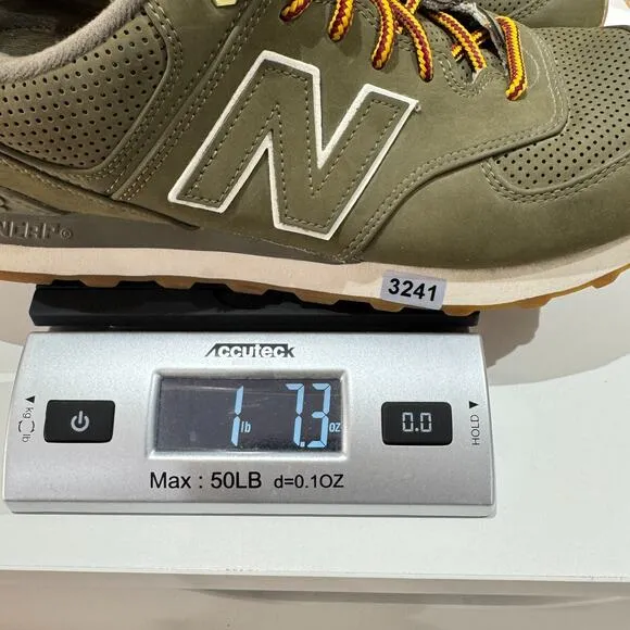 New Balance Shoes Mens Size 10 Army Green 574 Rugged Running Hiking Sneakers