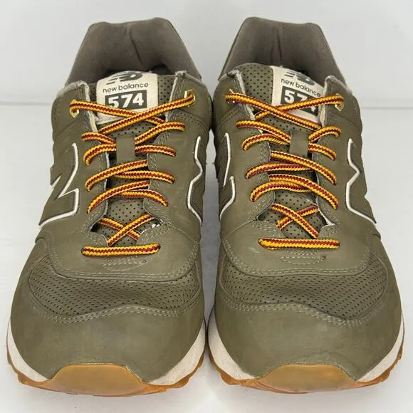 New Balance Shoes Mens Size 10 Army Green 574 Rugged Running Hiking Sneakers